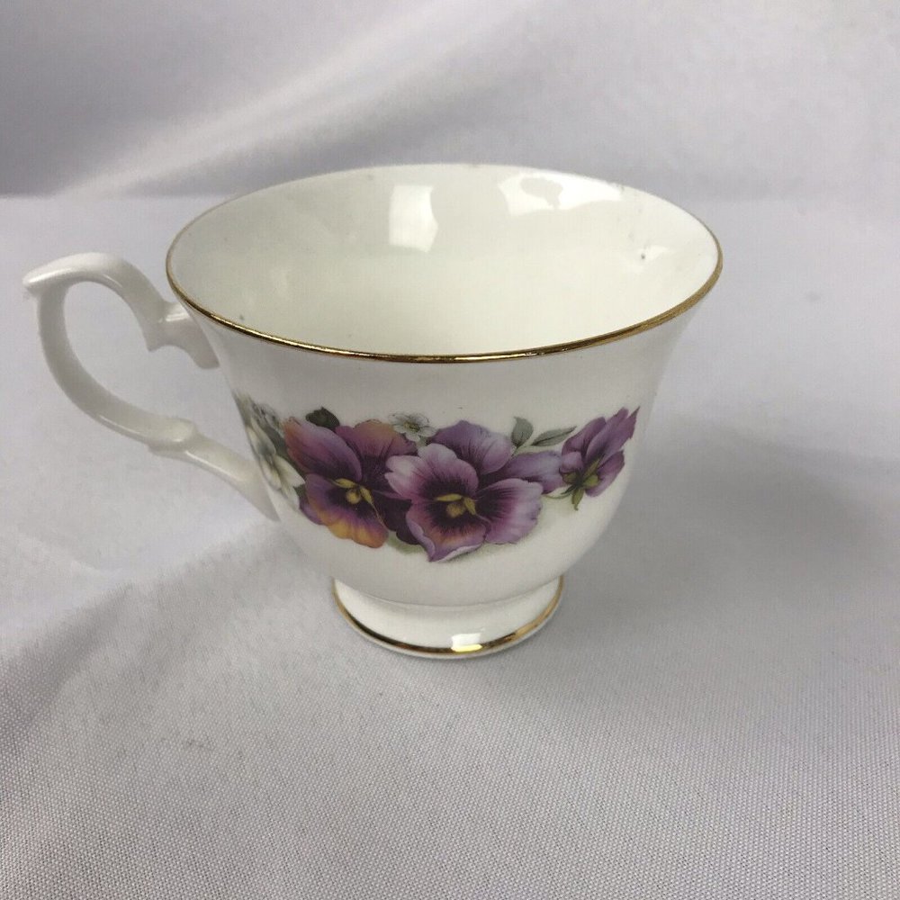 Hammersley by Aynsley, Made in England Pansy Tea Cup